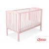 Babybett 120x60cm mit Krone  puderrosa