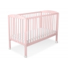 Babybett 120x60cm mit Krone  puderrosa