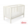 Babybett 120x60cm mit Krone - creme