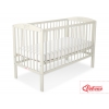 Babybett 120x60cm mit Krone - creme