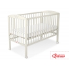 Babybett 120x60cm mit Krone - creme