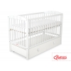 Kinderbett 120x60cm mit Sternen mit Schublade MAXI