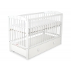 Kinderbett 120x60cm mit Sternen mit Schublade MAXI