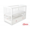 Kinderbett 120x60cm mit Sternen mit Schublade MAXI