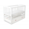 Kinderbett 120x60cm mit Sternen mit Schublade MAXI