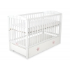 Kinderbett 120x60cm mit Sternen mit Schublade MAXI