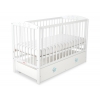 Kinderbett 120x60cm mit Sternen mit Schublade MAXI