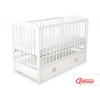 Kinderbett 120x60cm mit Sternen mit Schublade MAXI
