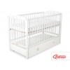 Kinderbett 120x60cm mit Sternen mit Schublade MAXI