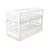 Kinderbett 120x60cm mit Sternen mit Schublade MAXI