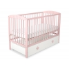 Kinderbett 120x60cm mit Sternen mit Schublade MAXI