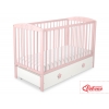 Kinderbett 120x60cm mit Sternen mit Schublade MAXI