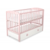 Kinderbett 120x60cm mit Sternen mit Schublade MAXI
