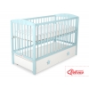Kinderbett 120x60cm mit Sternen mit Schublade MAXI