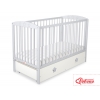 Kinderbett 120x60cm mit Sternen mit Schublade MAXI