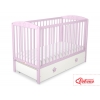 Kinderbett 120x60cm mit Sternen mit Schublade MAXI