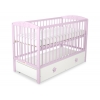 Kinderbett 120x60cm mit Sternen mit Schublade MAXI