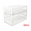Kinderbett 120x60cm mit Sternen mit Schublade STANDARD