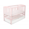 Kinderbett 120x60cm mit Sternen mit Schublade STANDARD