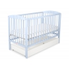 Kinderbett 120x60cm mit Sternen mit Schublade STANDARD