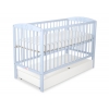 Kinderbett 120x60cm mit Sternen mit Schublade STANDARD