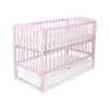Kinderbett 120x60cm mit Sternen mit Schublade STANDARD