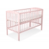 Kinderbett 120x60cm mit Sternen Puderrosa Gitterbett