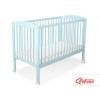 Kinderbett 120x60cm mit Sternen  - minze - Babybett Gitterbett