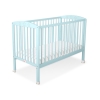 Kinderbett 120x60cm mit Sternen  - minze - Babybett Gitterbett