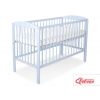 Blau Babybett Kinderbett 120 x 60 cm mit Sternen