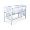 Blau Babybett Kinderbett 120 x 60 cm mit Sternen