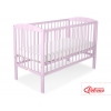 Babybett 120x60cm mit Sternen - rosa