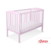 Babybett 120x60cm mit Sternen - rosa