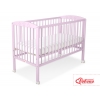 Babybett 120x60cm mit Sternen - rosa