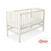 Kinderbett für Baby 120x60  mit Sternen - creme