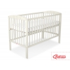 Kinderbett für Baby 120x60  mit Sternen - creme