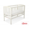 Kinderbett für Baby 120x60  mit Sternen - creme