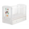 Kinderbett 120x60cm Secret forest mit Schublade MAXI