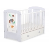 Kinderbett 120x60cm Secret forest mit Schublade MAXI