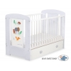 Kinderbett 120x60cm Secret forest mit Schublade MAXI