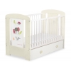 Kinderbett 120x60cm Secret forest mit Schublade MAXI