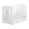 Kinderbett 120x60cm Sweet bears mit Schublade MAXI