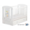 Kinderbett 120x60cm Sweet bears mit Schublade MAXI