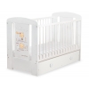 Kinderbett 120x60cm Sweet bears mit Schublade MAXI