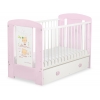 Kinderbett 120x60cm Sweet bears mit Schublade MAXI