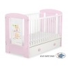 Kinderbett 120x60cm Sweet bears mit Schublade MAXI