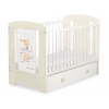Kinderbett 120x60cm Sweet bears mit Schublade MAXI
