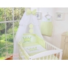 Bettwäsche Set für Babybett grün