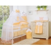 Für Kinderbett Bettwäsche Set 7-tlg mit Moskitonetz - Little Prince/Princess pfirsich