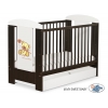 Kinderbett mit Schublade STANDARD 120x60cm Bär mit Schleife creme